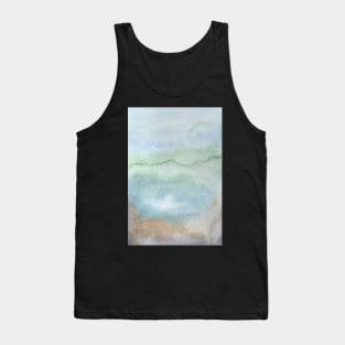 Dreamy Watercolor texture with Earth Colors Tank Top